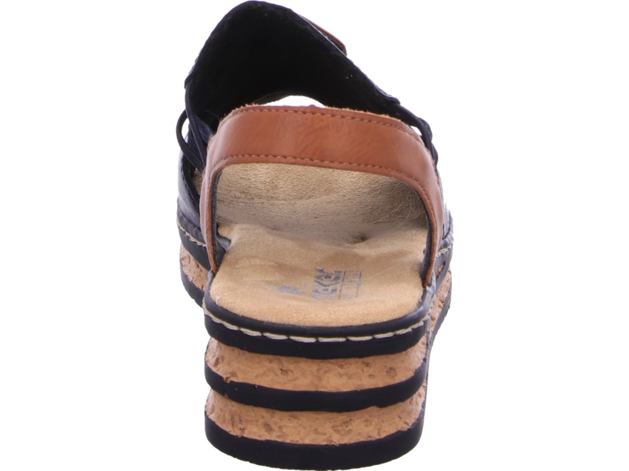 RIEKER Klassische Sandalen blau