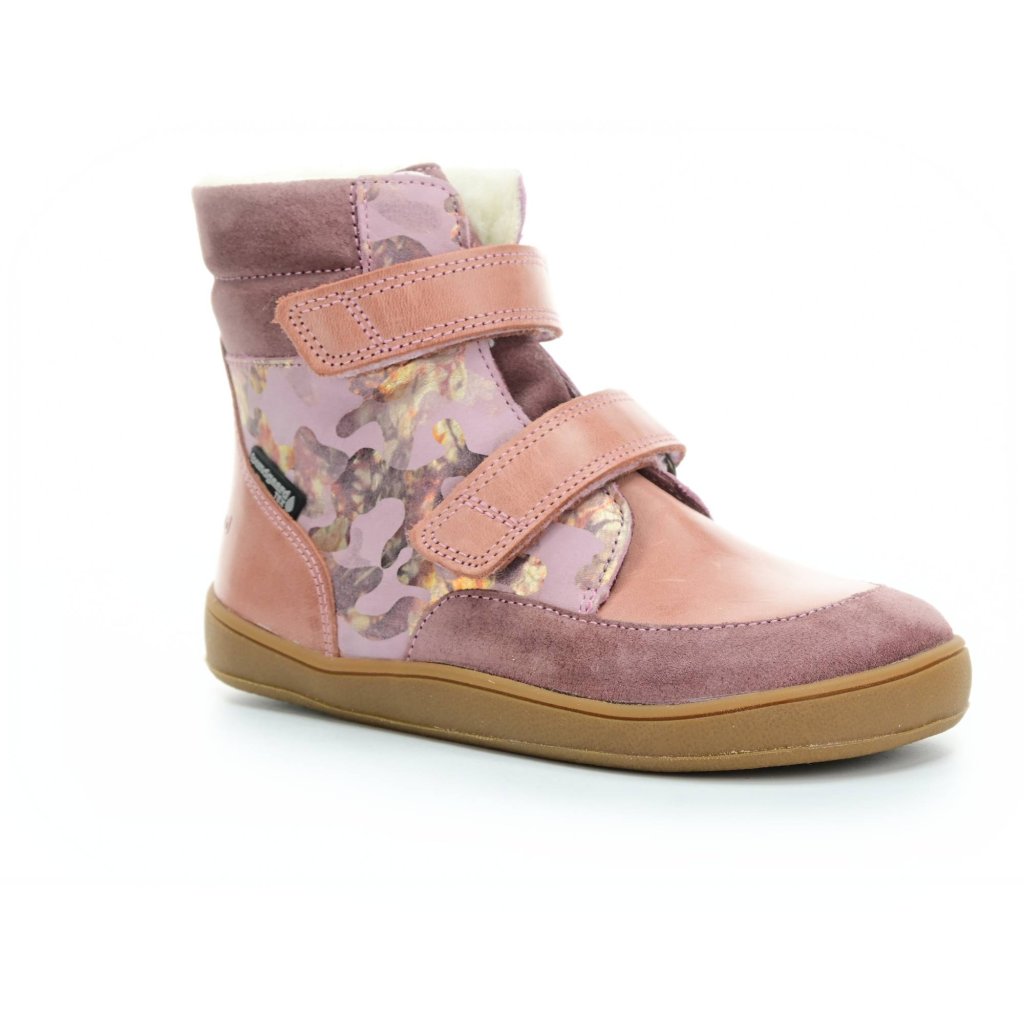 Bundgaard Basil Strap II Tex Rose Mili rosa Barfuß-Stiefeletten