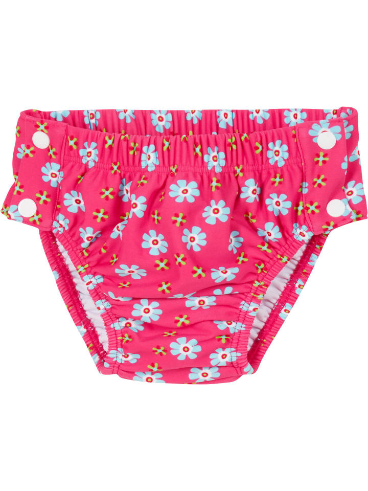 Playshoes UV-Schutz Windelhose Blumen zum Knöpfen in Pink günstig kaufen 62/68