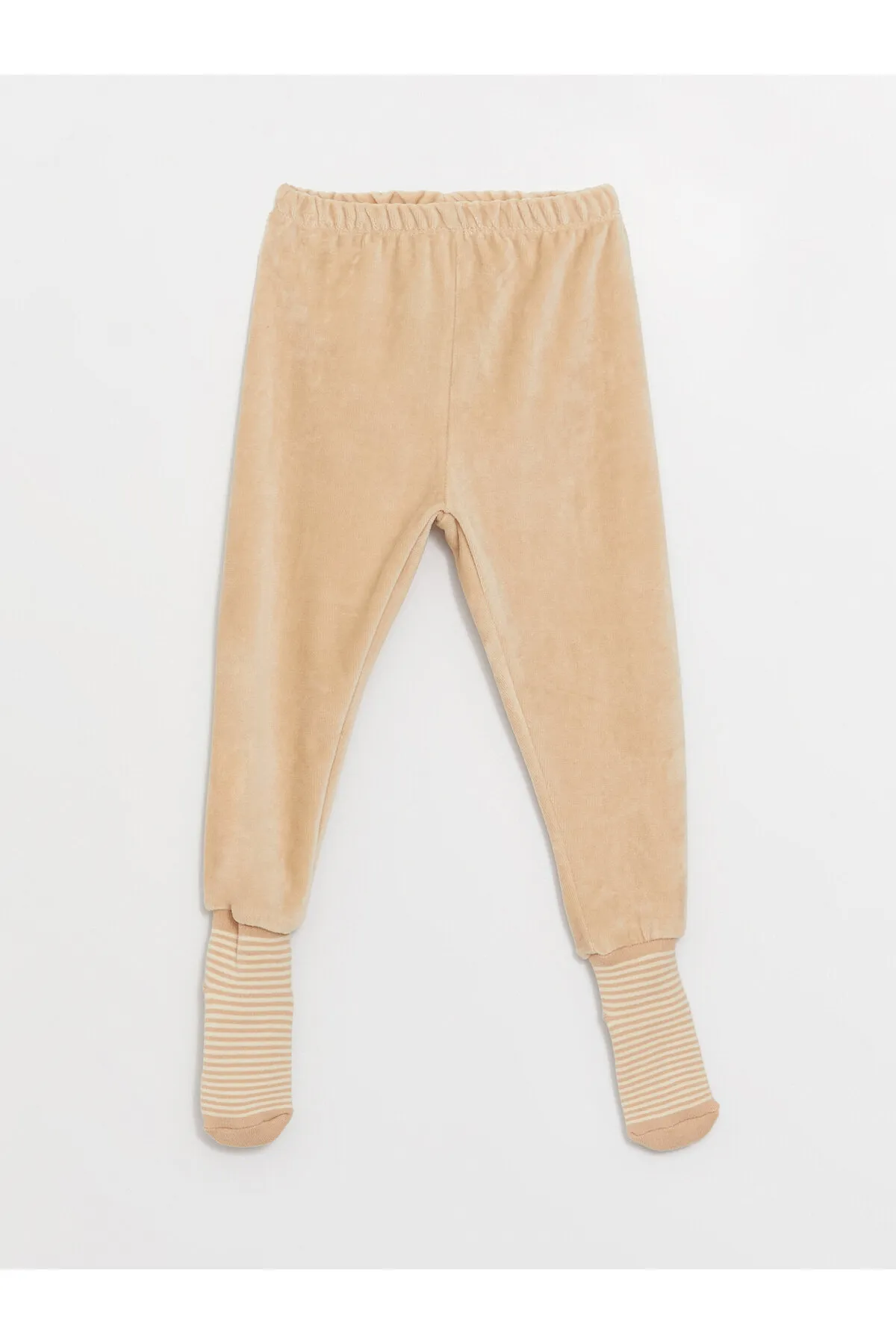 LC Waikiki  Pyjamahose aus Samt mit elastischem Bund für Babys und Mädchen, 2-teilig