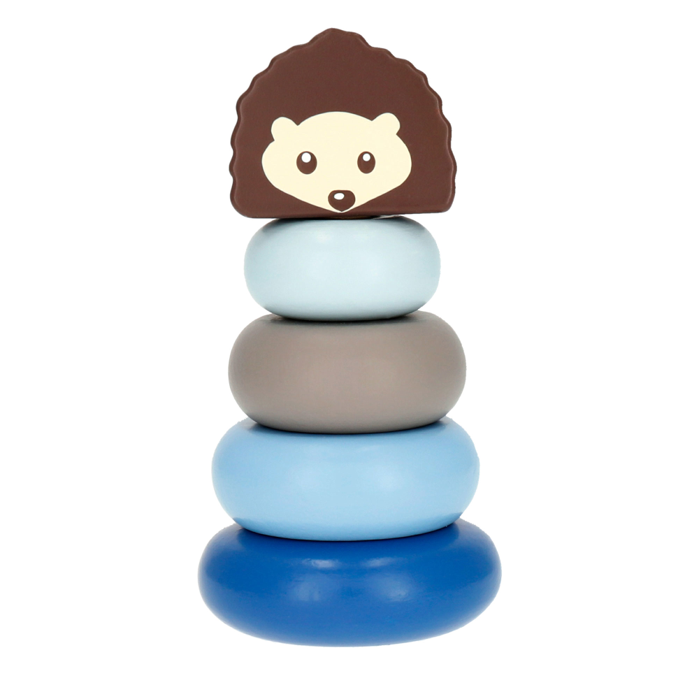 Steckpyramide Reh/Igel