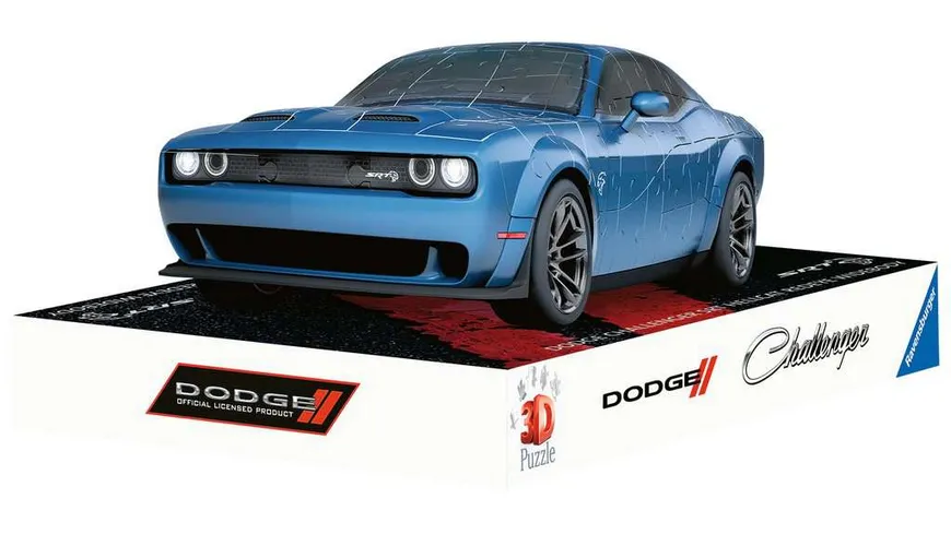 Ravensburger Puzzle - 3D Puzzles - Dodge Challenger SRT Hellcat Redeye Widebody
