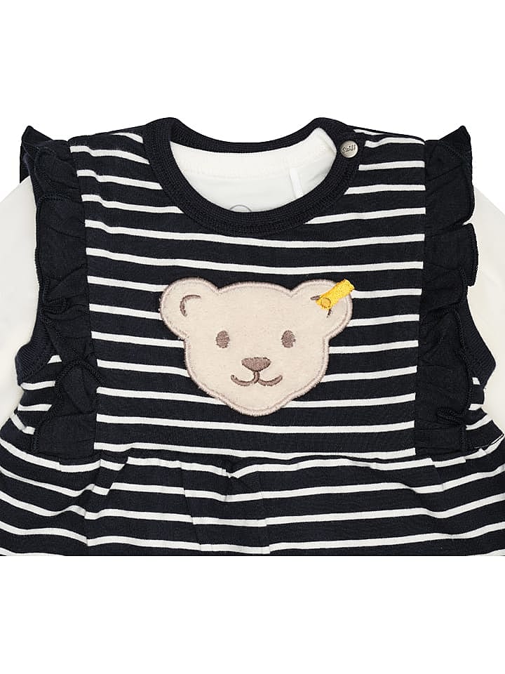 Steiff 2tlg. Outfit in Schwarz/ Weiß günstig kaufen 86
