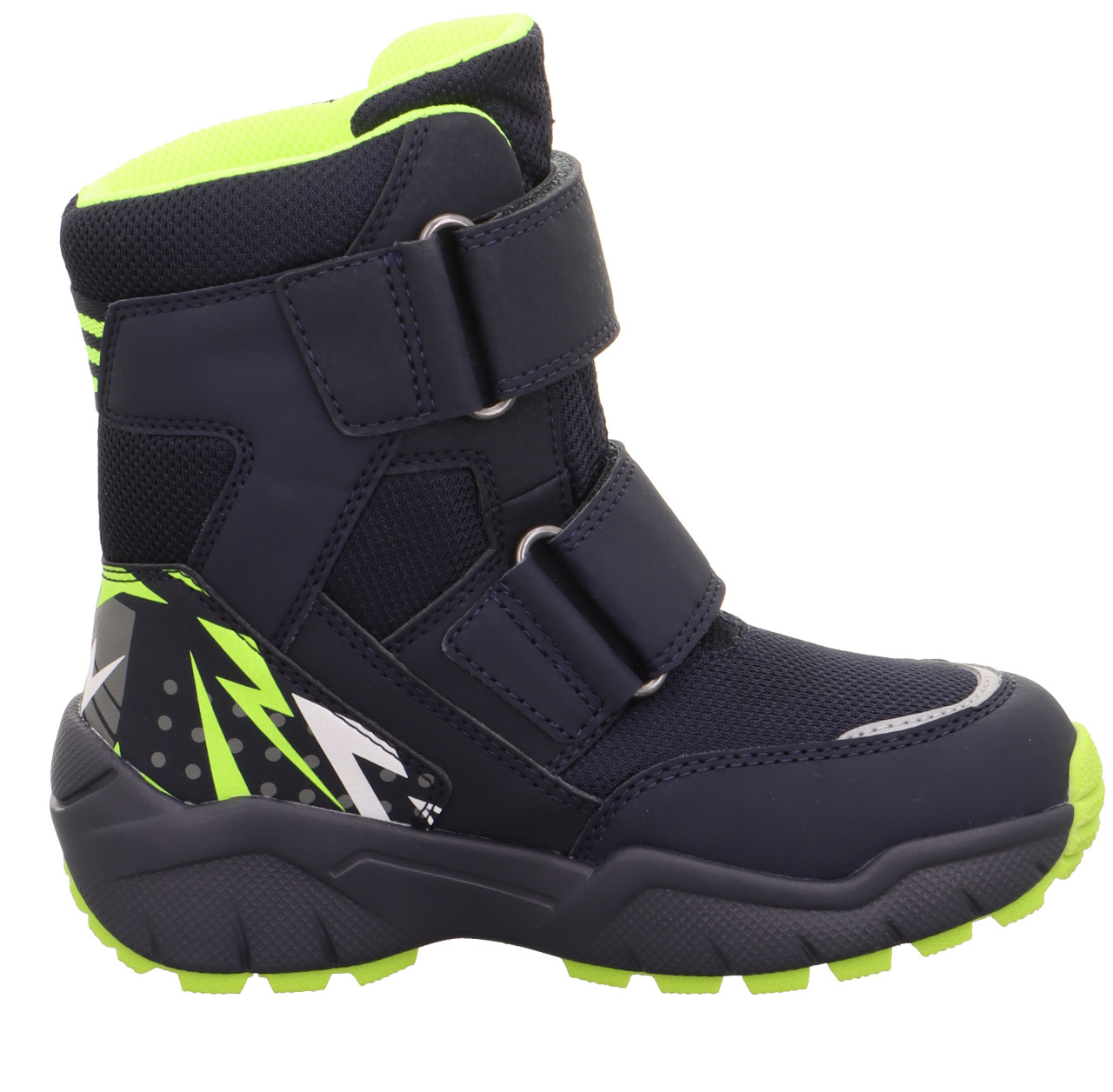 CULUSUK 2.0 - Blau/Gelb Boots mit Klettverschluss