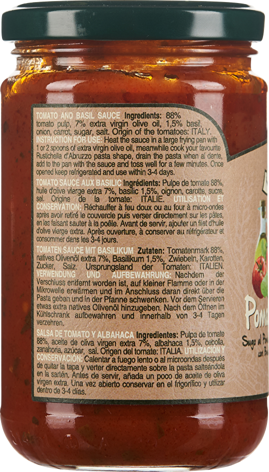 Rustichella Sugo Pomodoro e Basilico 270g