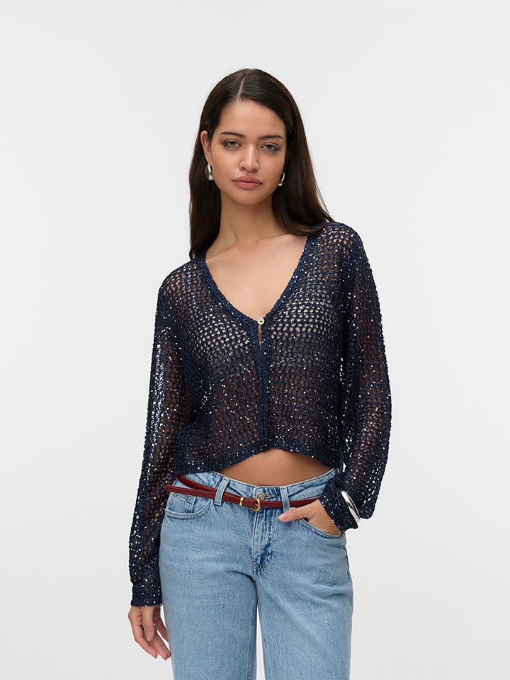 Vero Moda Cardigan in Dunkelblau günstig kaufen