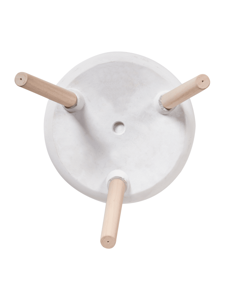Beliani Outdoor Blumentopf MACLURA in Beige/Heller Holzfarbton günstig kaufen onesize