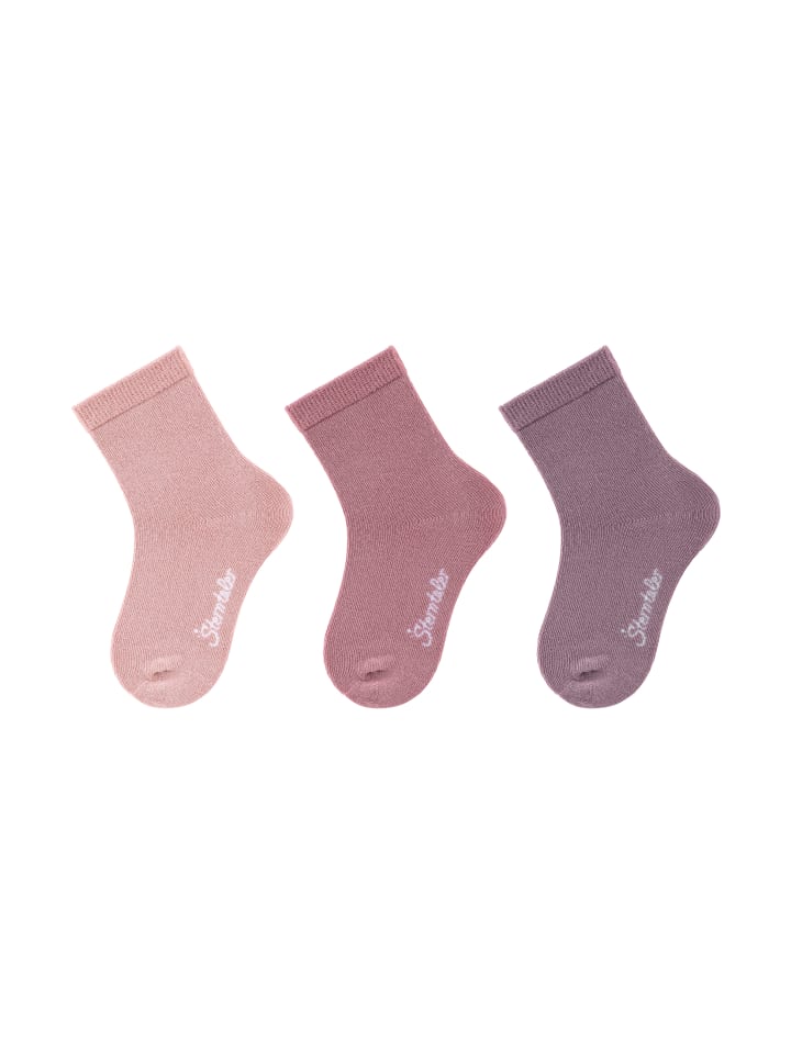 Sterntaler Socken 3er-Pack Pack uni in rosa günstig kaufen 18