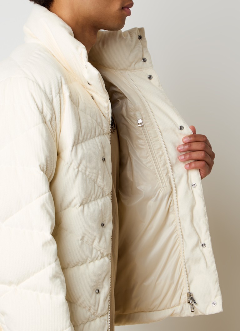 Moncler Puffer jacket made of corduroy with down filling