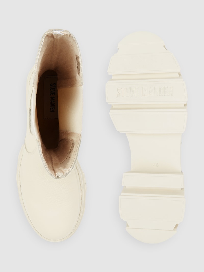 Chelsea Boots aus Leder Modell 'Ginola' in offwhite
