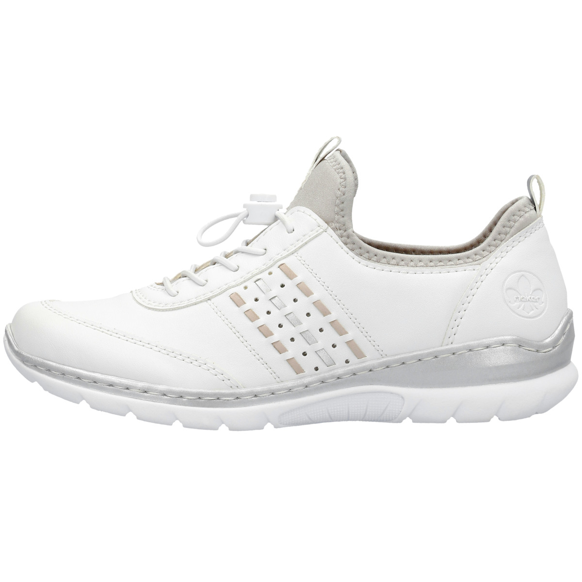 Rieker L3259 Sneaker Low weiss