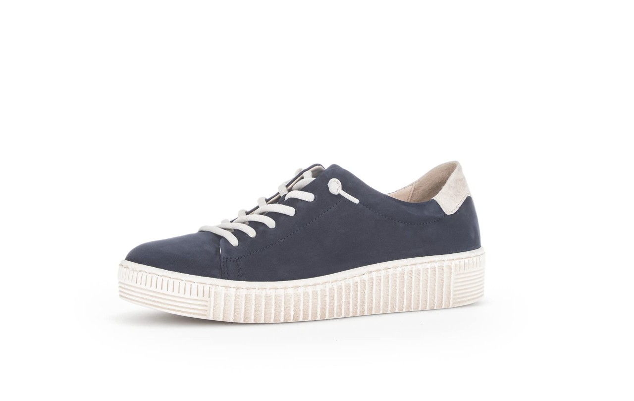 GABOR Freizeit Schnürer blau Gabor Fashion Sneaker low 43.331.16 blau