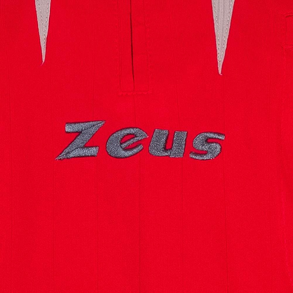 Zeus Herren Schiedsrichter Set Trikot mit Shorts Rot