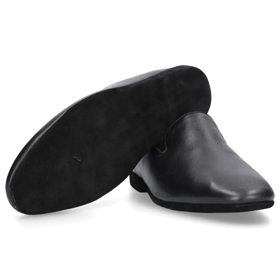 Santoni - Hausschuhe A1908 Kalbsleder - schwarz
