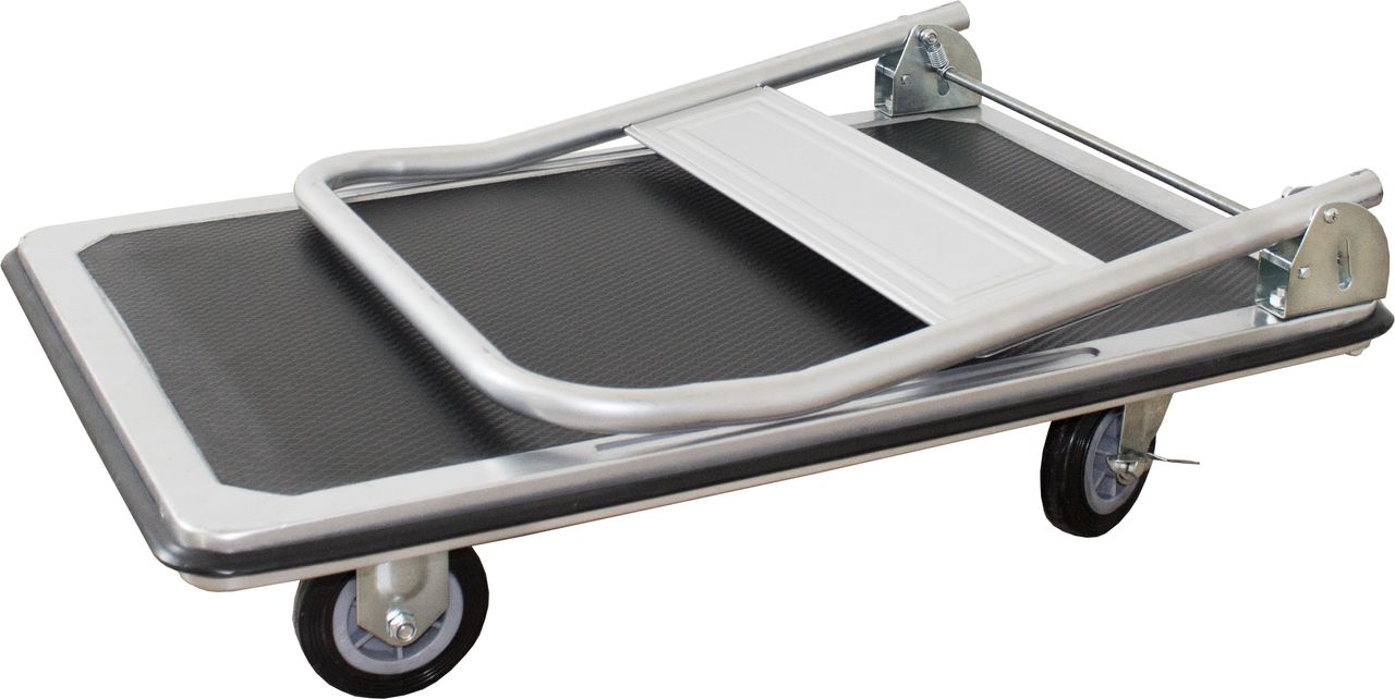 Profi-Bau-Technik ProBauTec Plattformwagen, Tragkraft 250 kg, Farbe: anthrazit-grau-