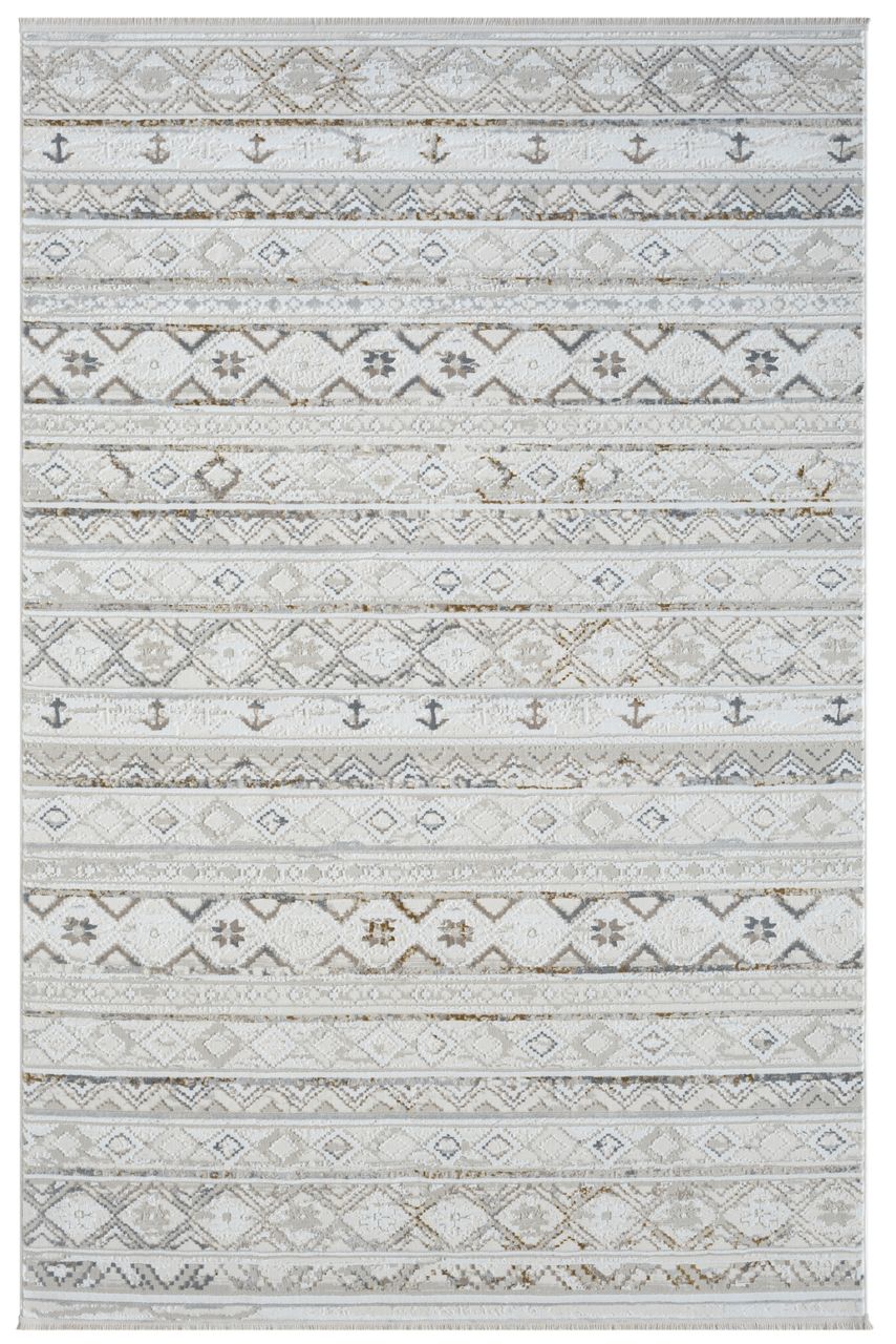 MyFlair Teppich Velvet Visions  , 200cm x 290cm, Farbe Beige, rechteckig, Florhöhe 10mm