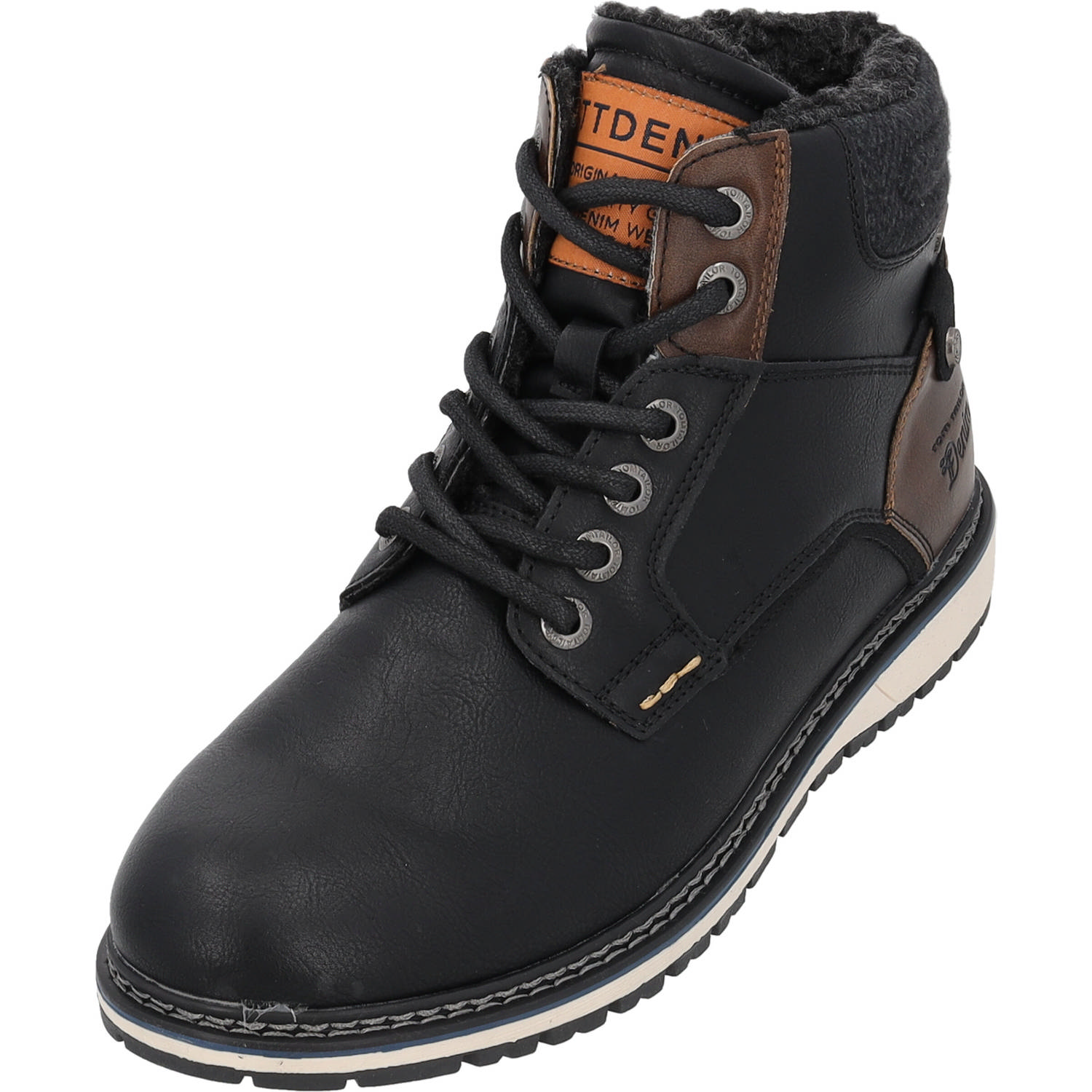 Tom Tailor 4280530, Stiefel, Herren, Schwarz