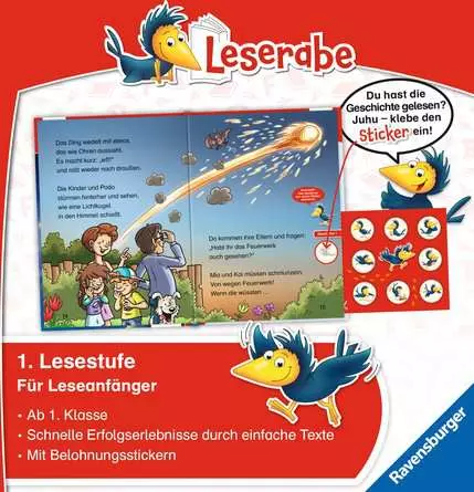 Leserabe - 1. Lesestufe: Weltraumgeschichten