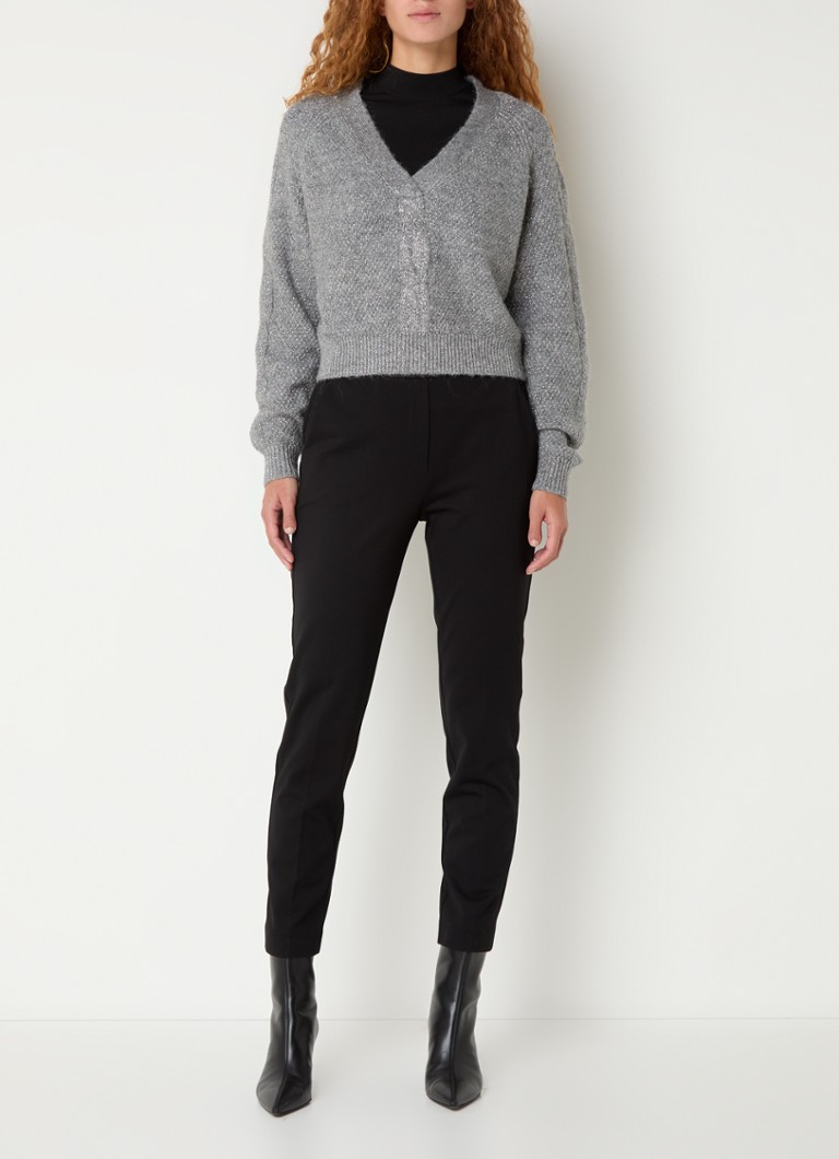 Sweter Beaumont Finn o grubym splocie z mieszanki wełny alpaki i lureksu.