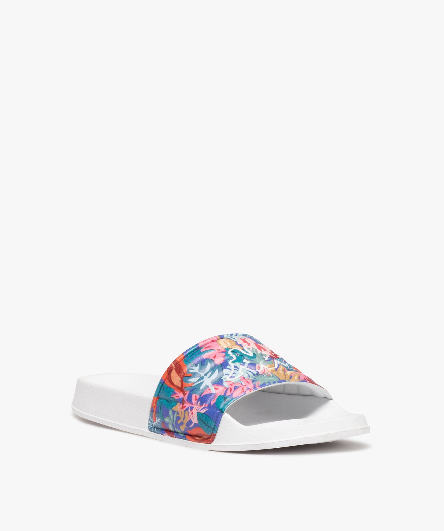 Mules de piscine fille imprimées jungle – Kappa multicolore | GEMO