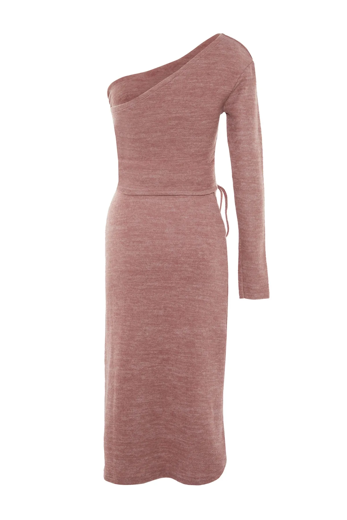 Trendyol Collection  Weiches Strickoberteil und -unterteil-Set „Dried Rose“ TWOAW23AU00109