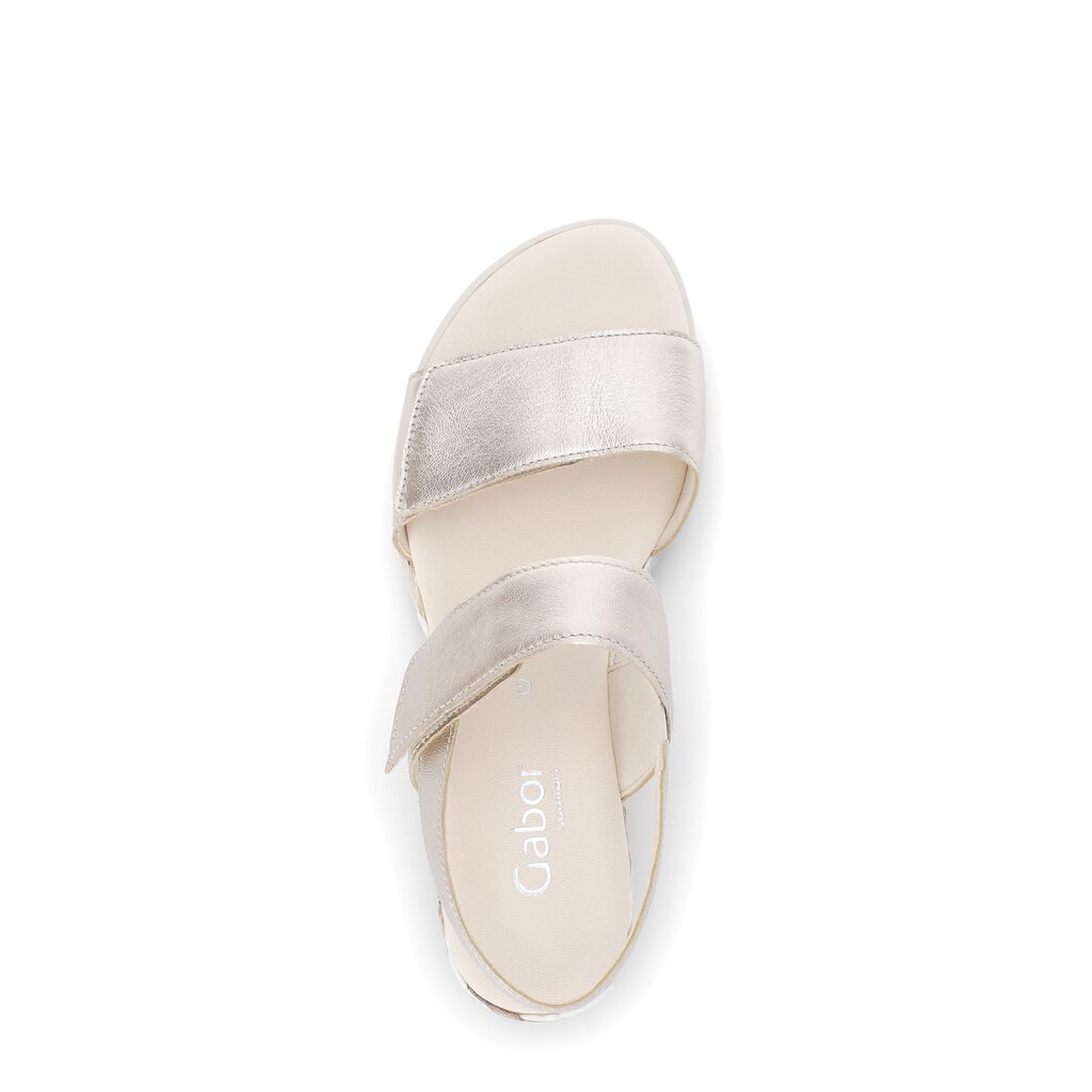 Gabor comfort Keilsandalette gold