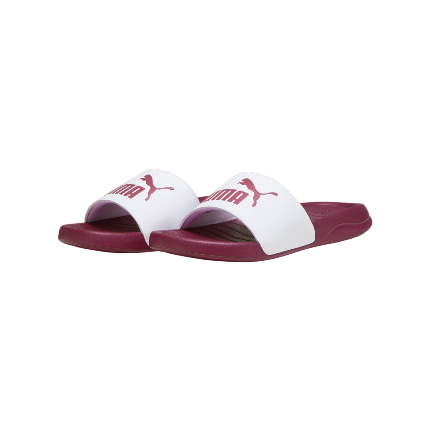 PUMA Popcat 20 Badelatsche Weiss Pink F37