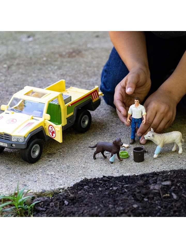 Schleich 42503 - Tierfiguren Farm World - Tierarztbesuch auf dem Bauernhof in bunt günstig kaufen onesize