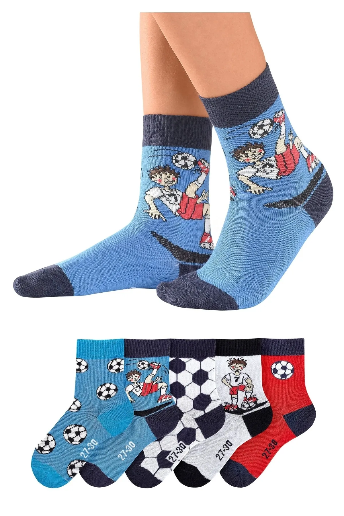 HIS  Socken - Mehrfarbig - Unifarben