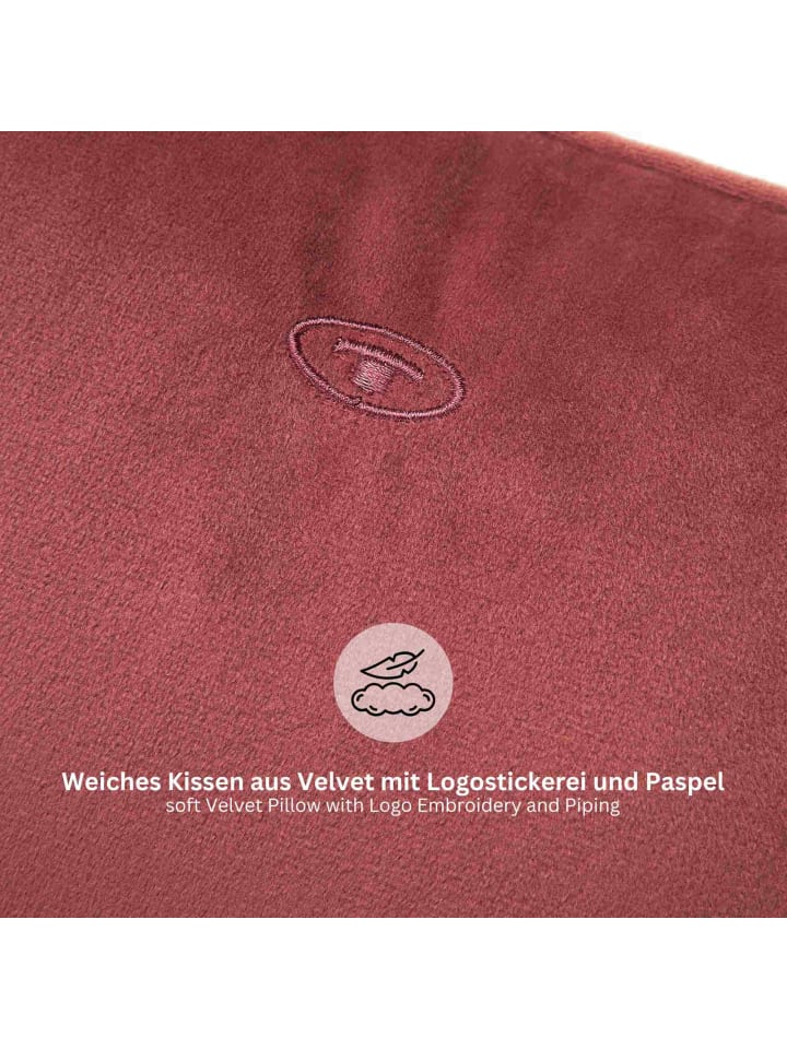 Tom Tailor TT Kissenhülle 2er Set VelvetSignature 45 x 45 cm in Rose günstig kaufen 45 x 45 cm