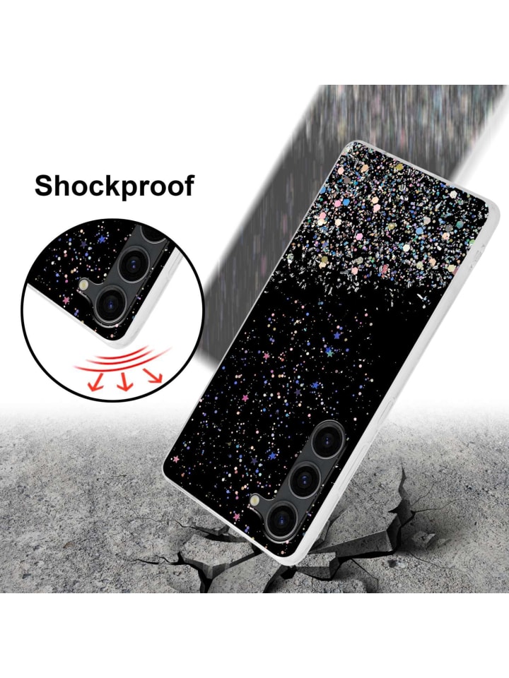 cadorabo Hülle für Samsung Galaxy S23 Glitter in Schwarz mit Glitter günstig kaufen onesize