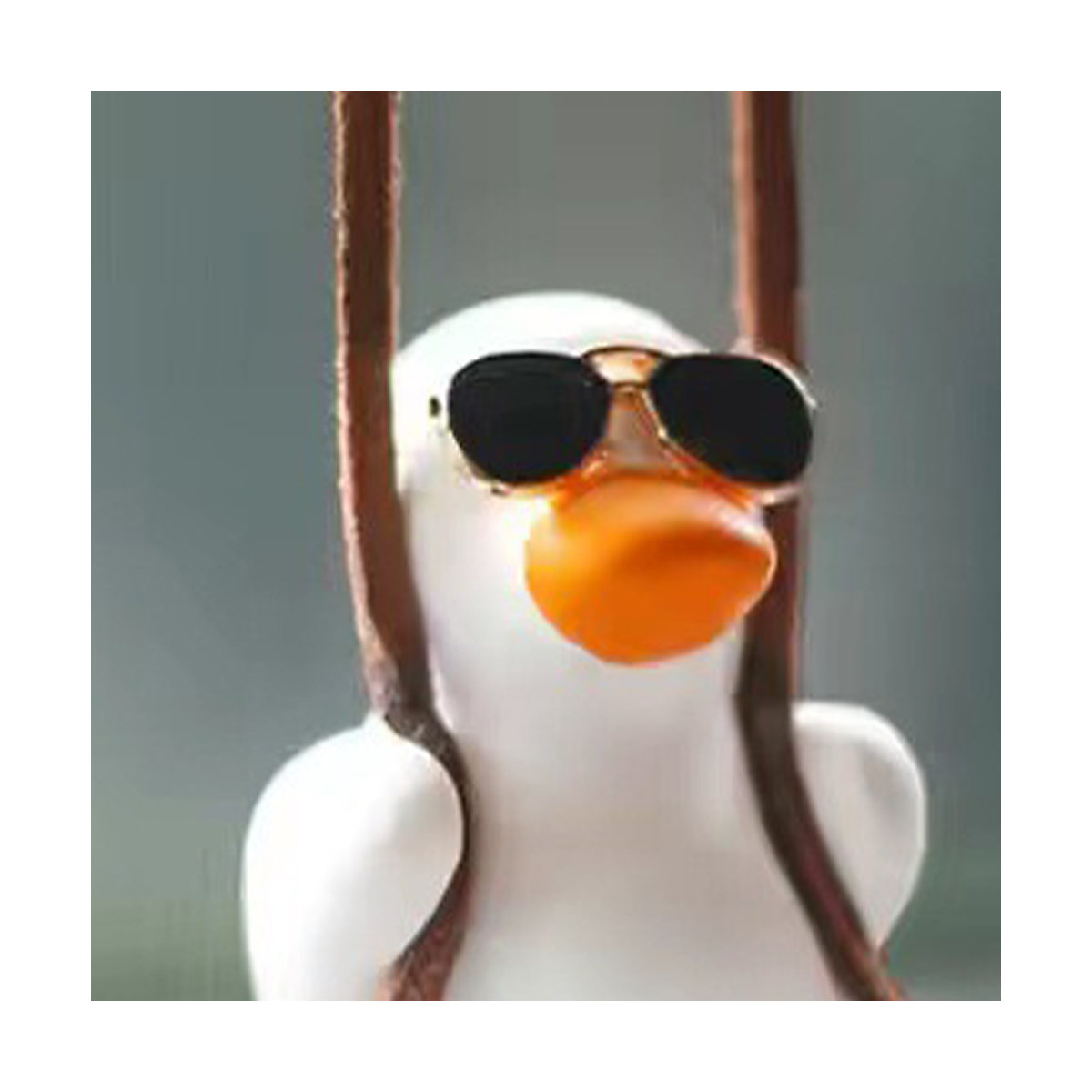Anhänger Brille Ente Auto Deko Dekoanhänger für Kinder