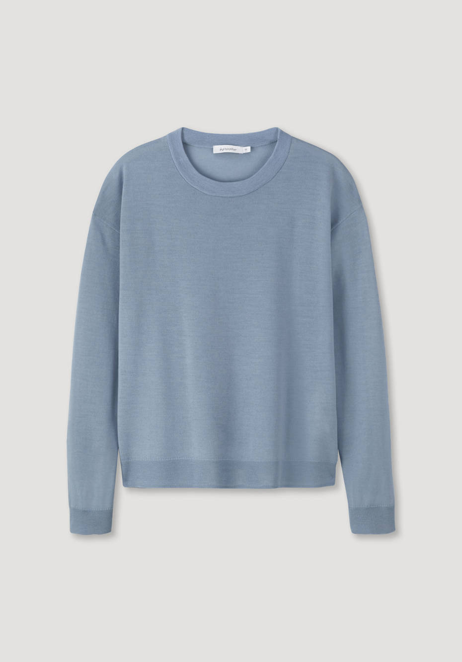 Rundhals-Pullover aus reiner Bio-Merinowolle