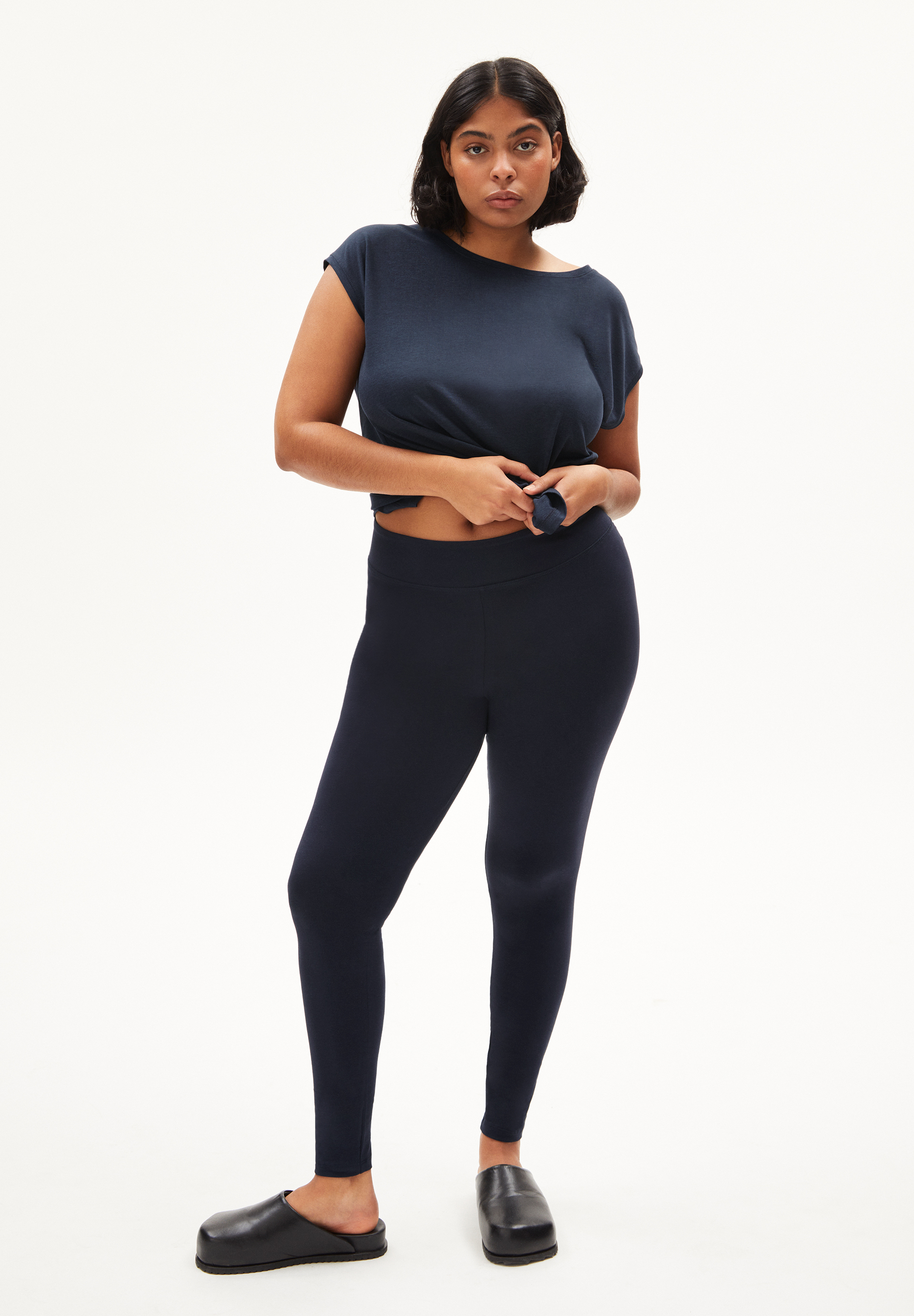Leggings aus Bio-Baumwoll Mix