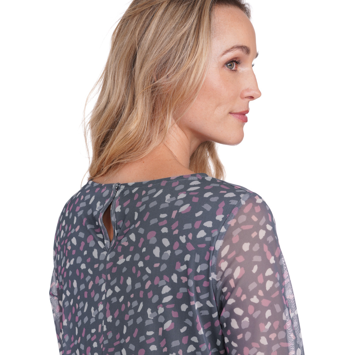 Damen Kleid mit Allover-Muster