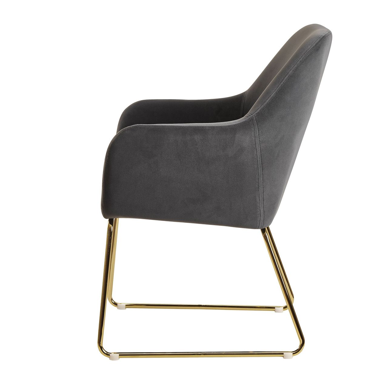 Wohnling Esszimmerstuhl 90 x 52 x 45 cm Grau