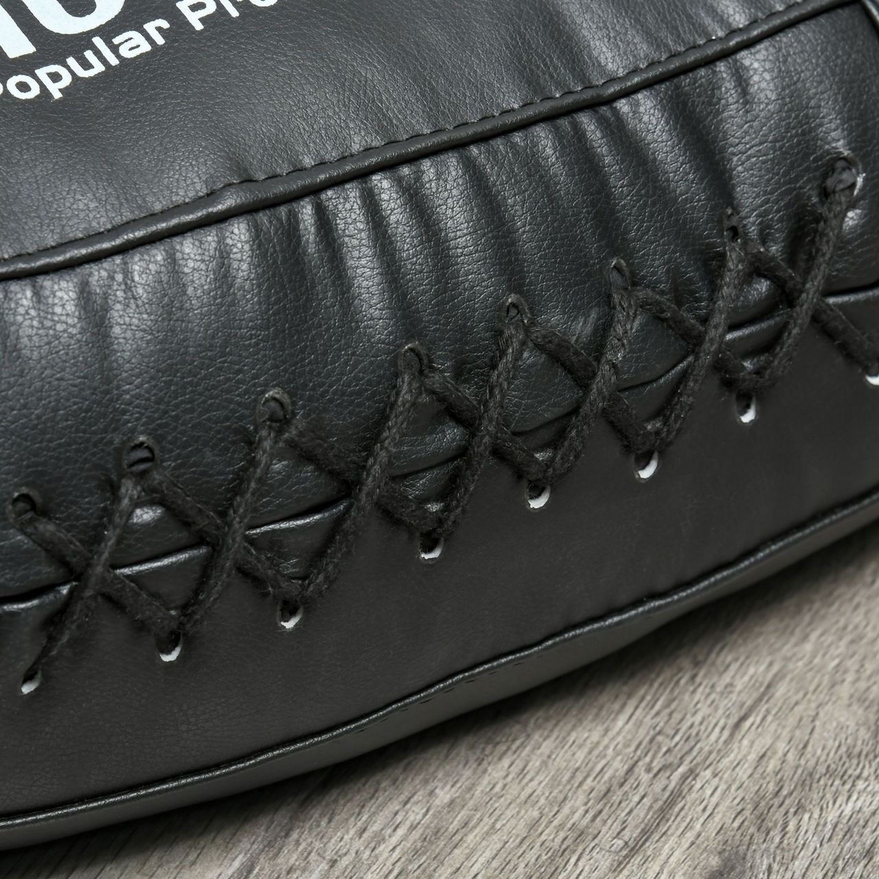 HOMCOM Bulgarian Bag Krafttrainingstasche 25kg Krafttraining Trainingsgerät für Fitnesscenter und Zuhaus Gewichtssack Sandsäcke mit 2 Griffen und 2 Tragegurten Metallsand Schwarz