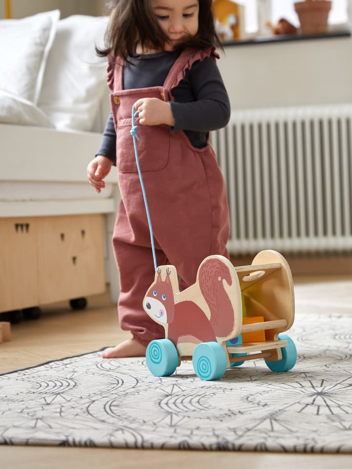 Haba Nachziehspielzeug Ziehfigur Eichhörnchen in mehrfarbig günstig kaufen onesize
