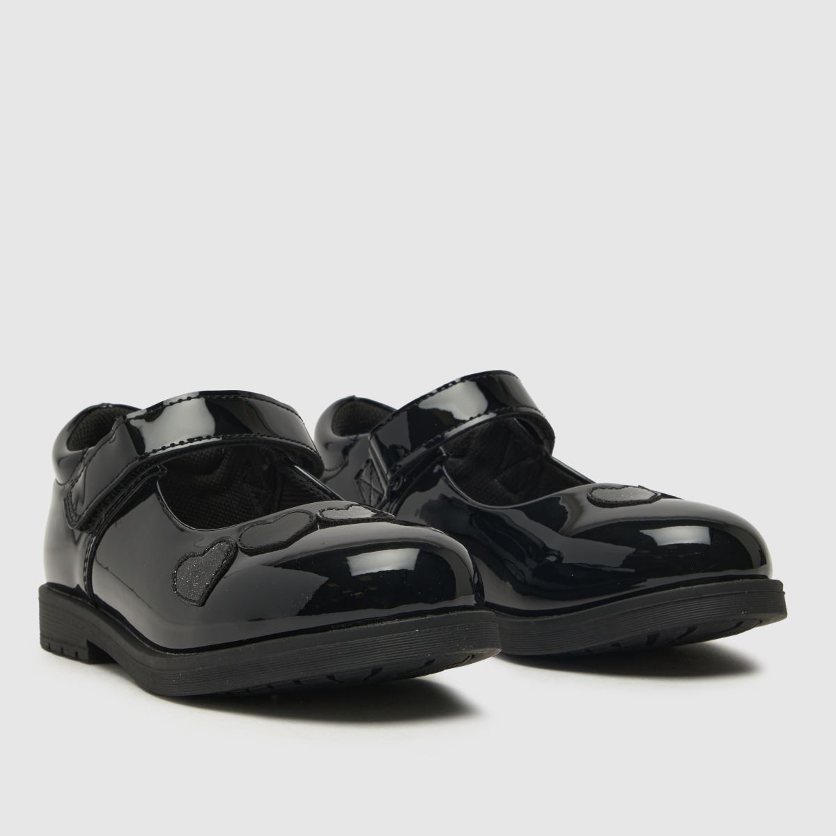 Schuh svarta citronhjärta flickor juniorskor
