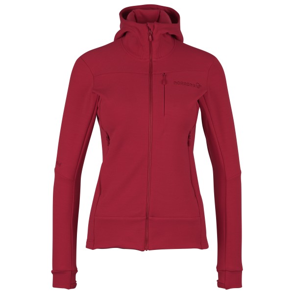 Norrøna - Women's Falketind Warmwool2 Stretch Zip Hood - Hoodie