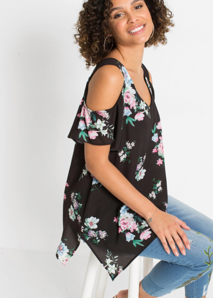 Bedruckte Bluse