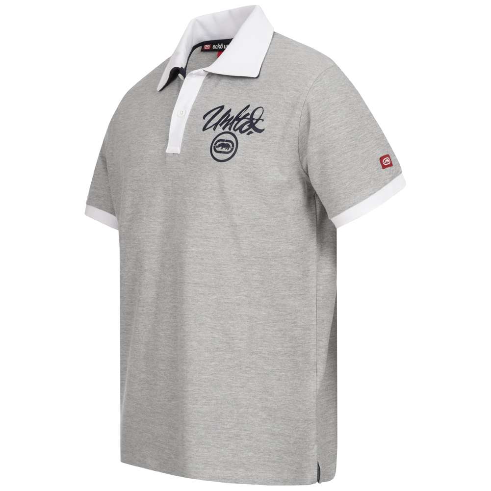 Ecko Unltd. Midliner Herren Polo-Shirt EFM04793-GREY MARL