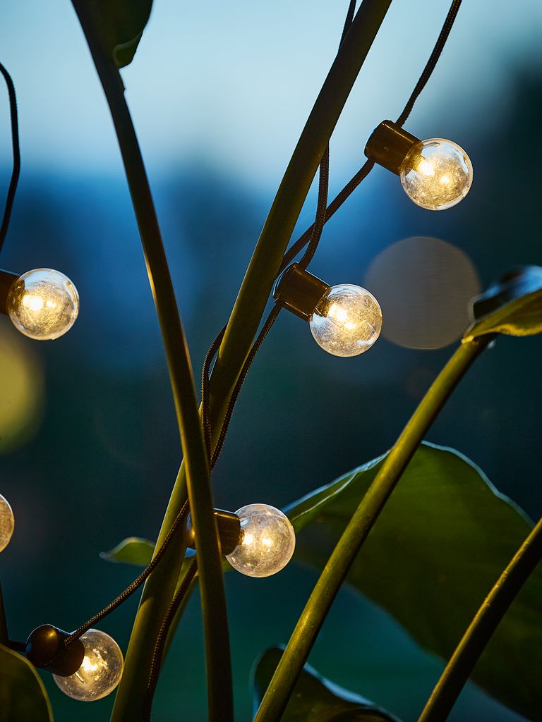 GULIRSK GULIRSK LED-Lichterkette, Länge 380 cm, mit 20 LEDs, transparent