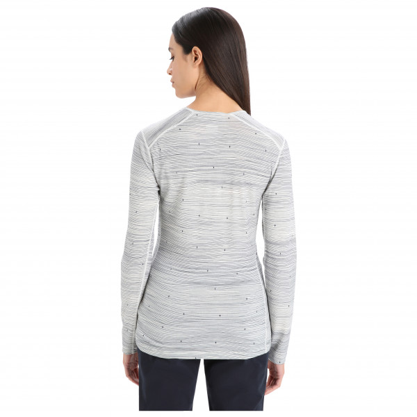 Icebreaker - Women's 200 Oasis L/S Crewe Ski Tracks - Merinounterwäsche