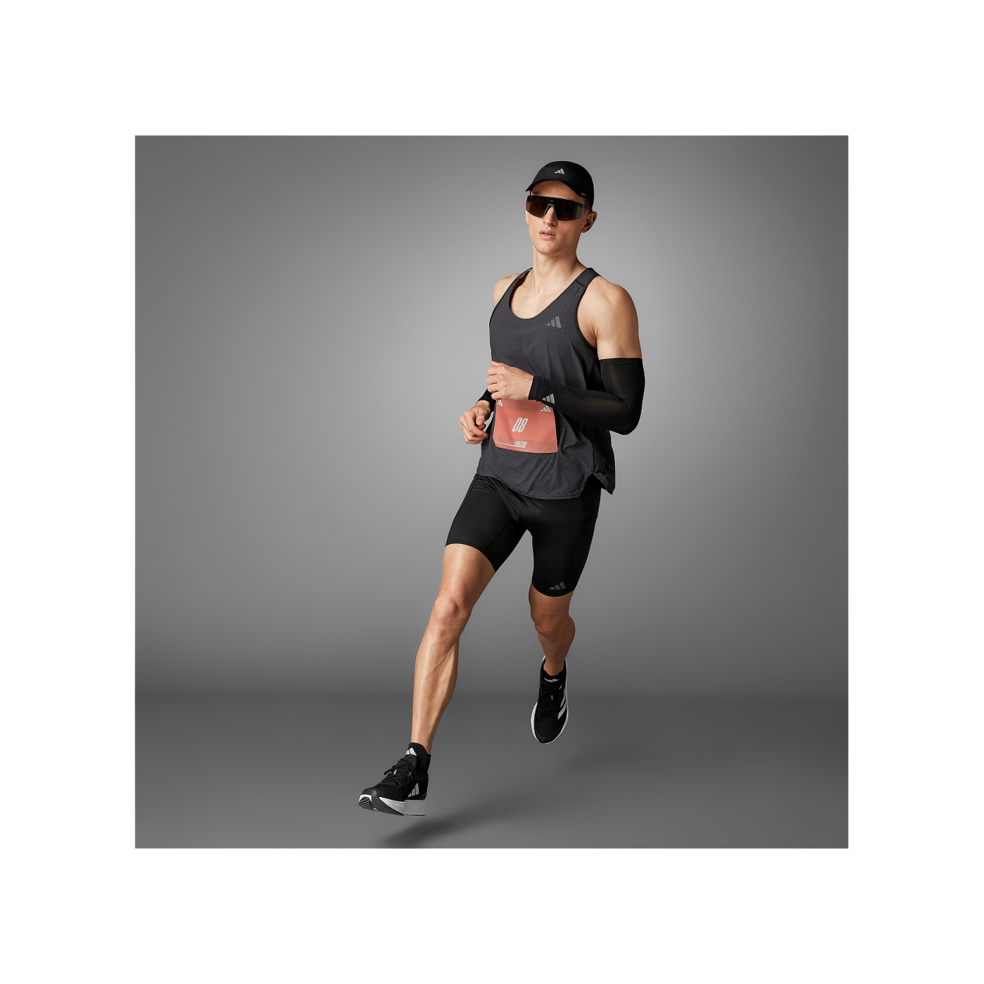 adidas Adizero Running Short Leggings Black