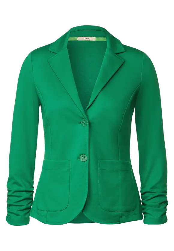 CECIL Sweatblazer mit Raffung