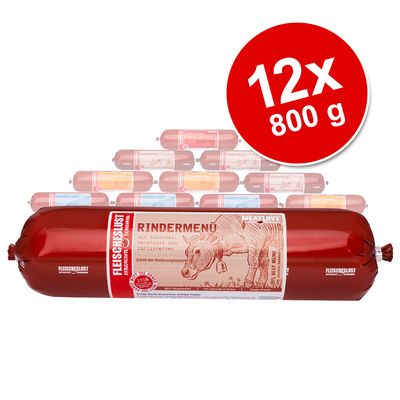 Fleischeslust Mixpaket 5 Sorten 12 x 800 g