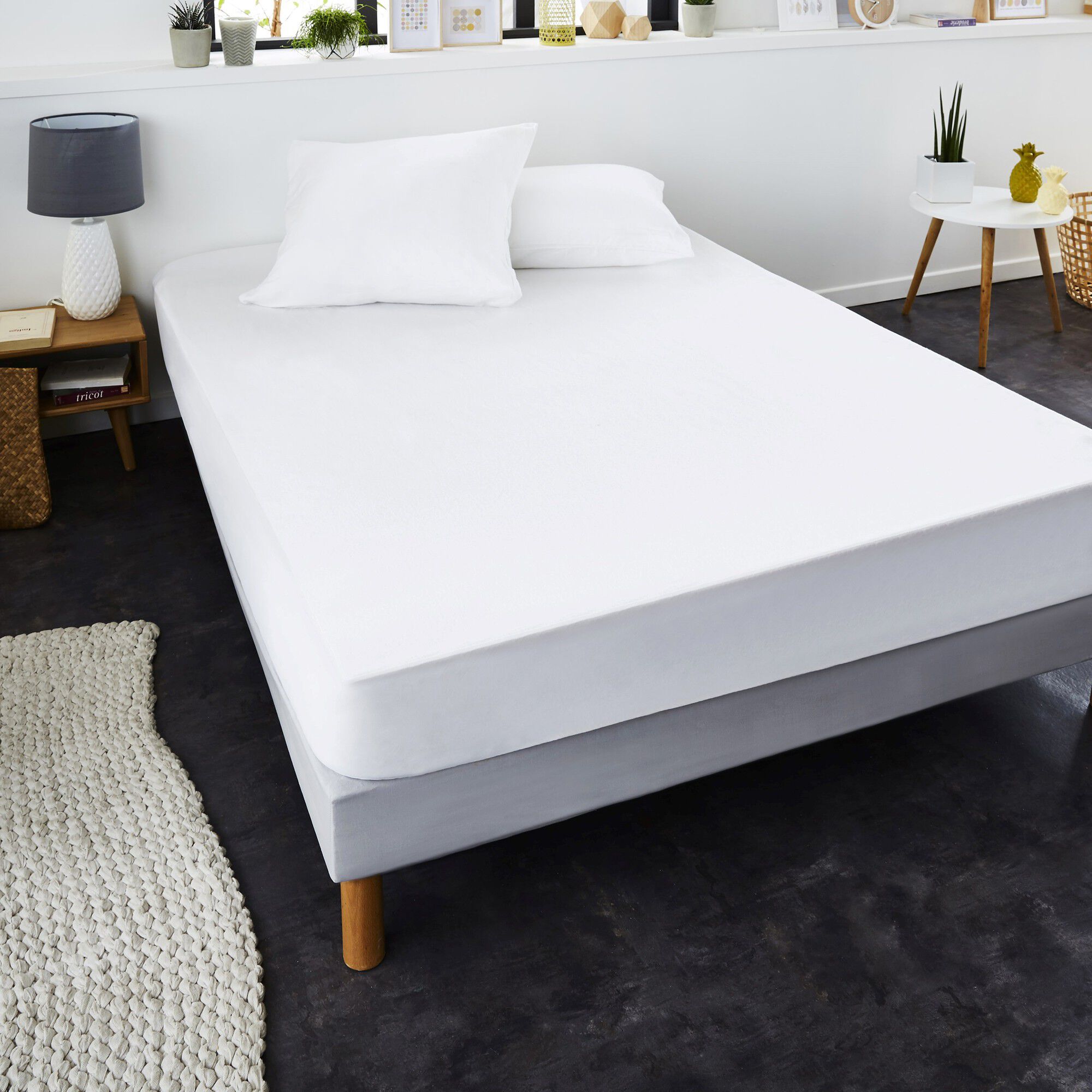 Protège-matelas anti-acariens Greenfirst molleton absorbant
