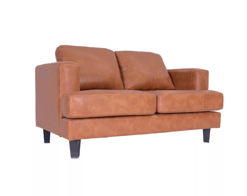 Happy Home Happy Home  3-2-1 Sofaset 3tlg. hellbraun Lederoptik