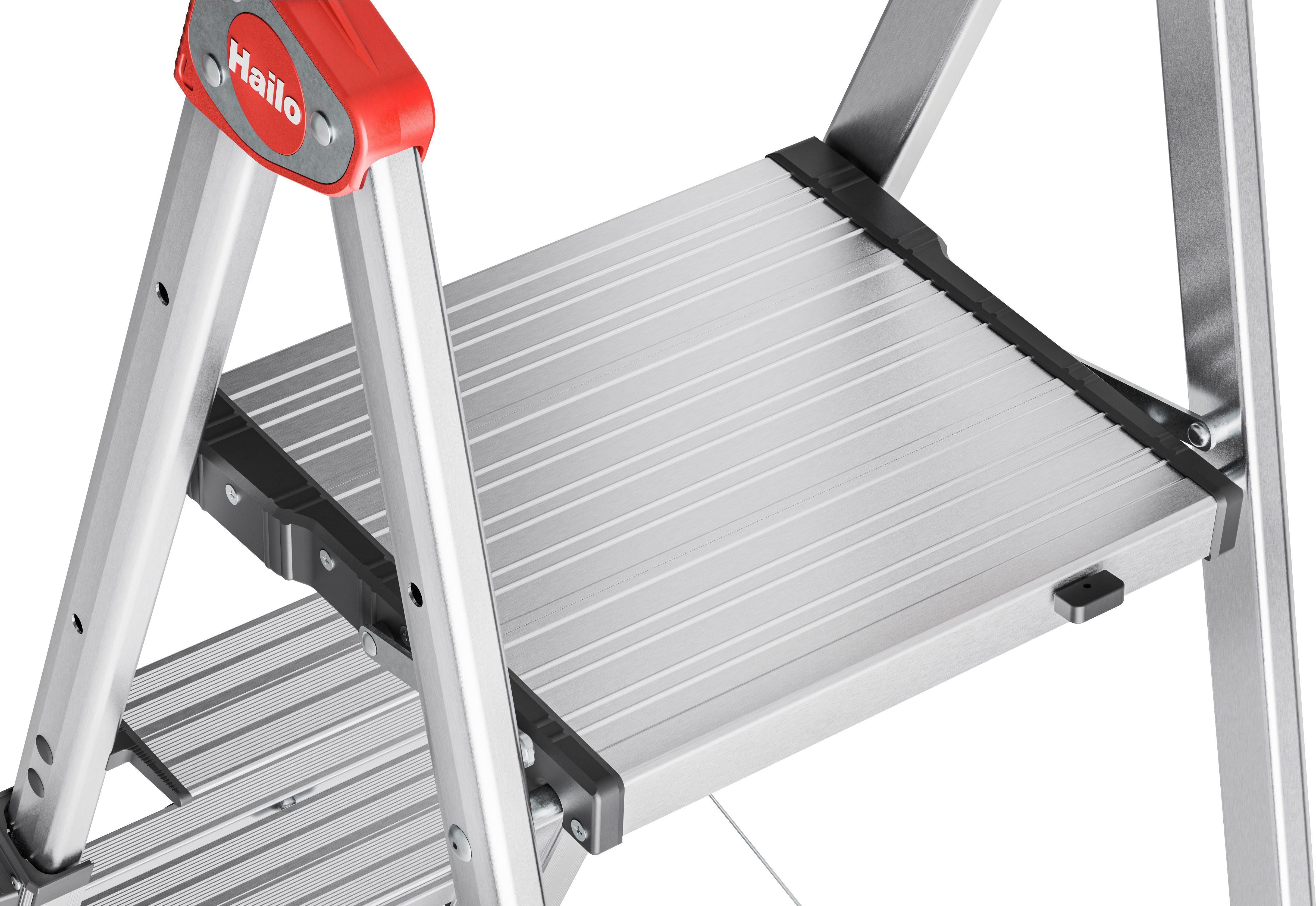 Hailo Teleskopleiter TL100 TopLine, Aluminium, 3-5 Stufen